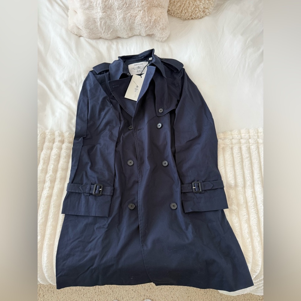 Aritzia New The Finch Mid Trench Coat - City Twill